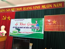 KHAI GIẢNG LỚP NGHỀ CHẾ BIẾN, BẢO QUẢN CHÈ XÃ ÔN LƯƠNG, HUYỆN PHÚ LƯƠNG