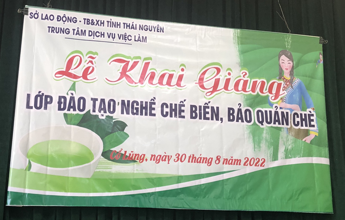 Khai giảng lớp đào tạo nghề thường xuyên cho lao động nông thôn xã Cổ Lũng năm 2022